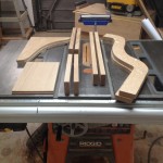 Here are the parts, ready for cutting grooves.